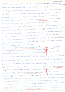 Brief von Emmy Martin an Albert Schweitzer
