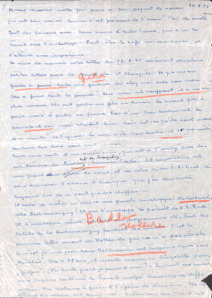 Brief von Emmy Martin an Albert Schweitzer