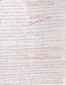 Brief von Emmy Martin an Albert Schweitzer