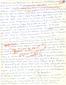 Brief von Emmy Martin an Albert Schweitzer