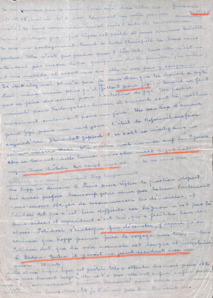 Brief von Emmy Martin an Albert Schweitzer