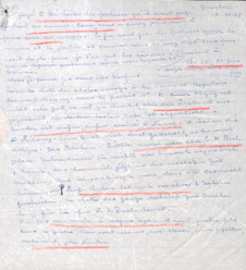 Brief von Emmy Martin an Albert Schweitzer