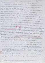 Brief von Emmy Martin an Albert Schweitzer