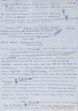 Brief von Emmy Martin an Albert Schweitzer