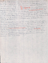 Brief von Emmy Martin an Albert Schweitzer