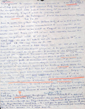 Brief von Emmy Martin an Albert Schweitzer