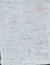 Brief von Emmy Martin an Albert Schweitzer