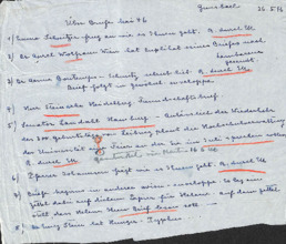 Brief von Emmy Martin an Albert Schweitzer