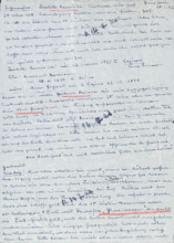 Brief von Emmy Martin an Albert Schweitzer