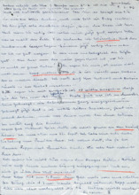 Brief von Emmy Martin an Albert Schweitzer