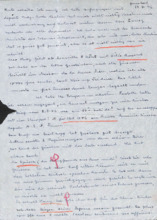 Brief von Emmy Martin an Albert Schweitzer