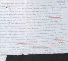 Brief von Emmy Martin an Albert Schweitzer