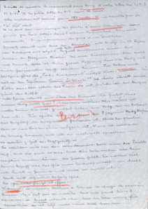 Brief von Emmy Martin an Albert Schweitzer