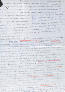 Brief von Emmy Martin an Albert Schweitzer