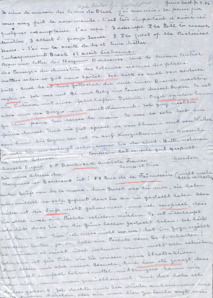 Brief von Emmy Martin an Albert Schweitzer