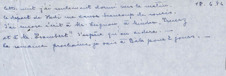 Brief von Emmy Martin an Albert Schweitzer