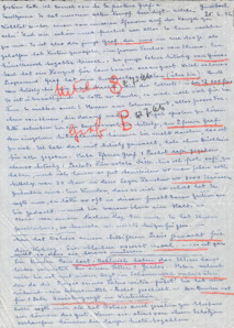 Brief von Emmy Martin an Albert Schweitzer