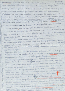 Brief von Emmy Martin an Albert Schweitzer