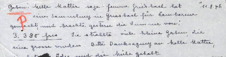Brief von Emmy Martin an Albert Schweitzer