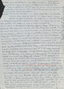 Brief von Emmy Martin an Albert Schweitzer