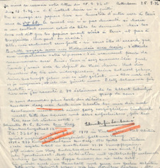 Brief von Emmy Martin an Albert Schweitzer