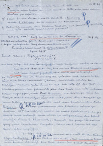Brief von Emmy Martin an Albert Schweitzer