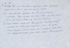 Brief von Emmy Martin an Albert Schweitzer