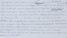 Brief von Emmy Martin an Albert Schweitzer