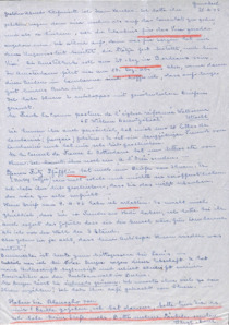 Brief von Emmy Martin an Albert Schweitzer