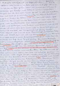 Brief von Emmy Martin an Albert Schweitzer