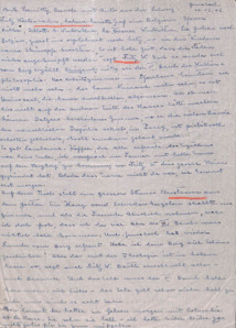 Brief von Emmy Martin an Albert Schweitzer