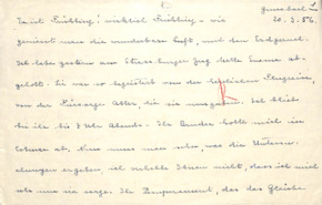 Brief von Emmy Martin an Albert Schweitzer