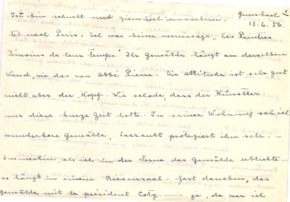 Brief von Emmy Martin an Albert Schweitzer