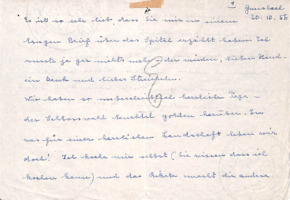 Brief von Emmy Martin an Albert Schweitzer