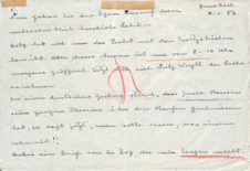 Brief von Emmy Martin an Albert Schweitzer