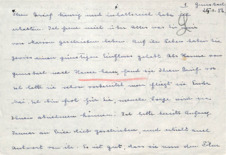 Brief von Emmy Martin an Albert Schweitzer