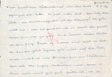 Brief von Emmy Martin an Albert Schweitzer