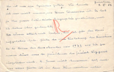 Brief von Emmy Martin an Albert Schweitzer