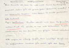 Brief von Emmy Martin an Albert Schweitzer