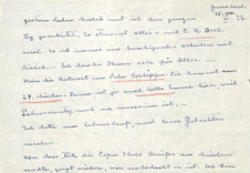 Brief von Emmy Martin an Albert Schweitzer