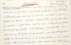 Brief von Emmy Martin an Albert Schweitzer