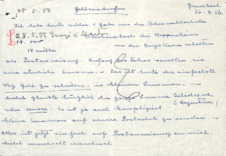 Brief von Emmy Martin an Albert Schweitzer