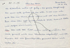 Brief von Emmy Martin an Albert Schweitzer