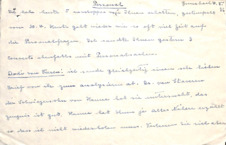 Brief von Emmy Martin an Albert Schweitzer