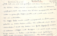 Brief von Emmy Martin an Albert Schweitzer