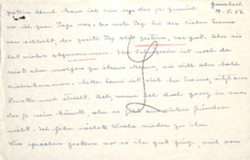 Brief von Emmy Martin an Albert Schweitzer