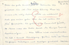 Brief von Emmy Martin an Albert Schweitzer