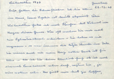 Brief von Emmy Martin an Albert Schweitzer