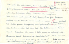 Brief von Emmy Martin an Albert Schweitzer