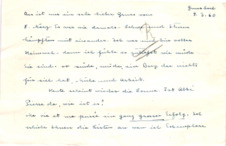 Brief von Emmy Martin an Albert Schweitzer